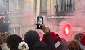 french-students-set-fire-paris-school-entrance-eve-nationwide-day-action-thumbnail