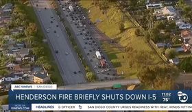 Henderson Fire burns 1,000+ acres, forces temporary I-5 closure in ...