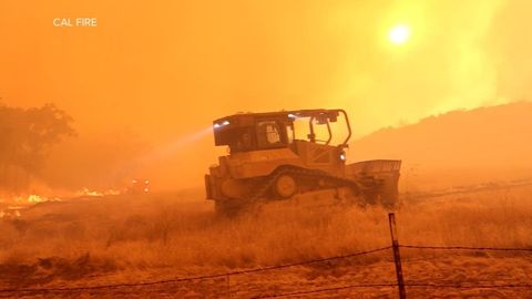 Families flee wildfire emergency across multiple states in the West