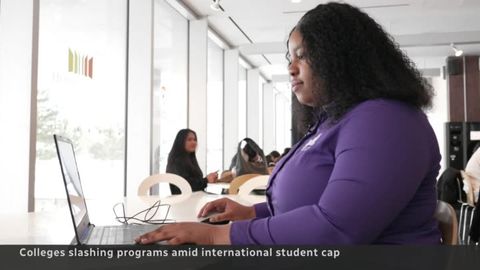 Foreign student caps leading cash-starved colleges to cut programs ...