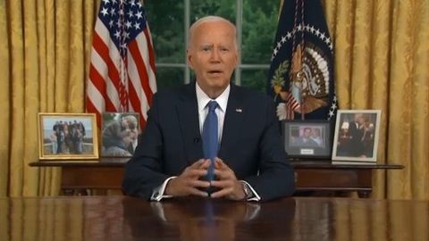 Biden says nothing can get in way of saving democracy, including