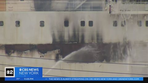 Cargo ship fire in Newark still burning 2 days later | Haystack News