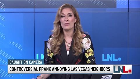 Caught on Camera: Controversial prank annoying Las Vegas neighbors