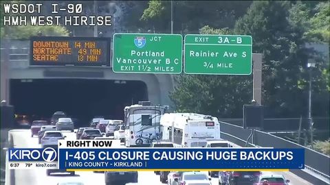 I 405 Closure Causing Huge Backups Haystack News
