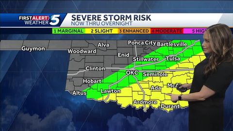 TIMELINE: Severe storms with hail, low tornado threat move across ...