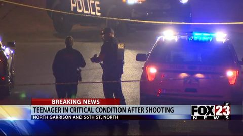 A teenager is in critical condition following a shooting in north Tulsa ...