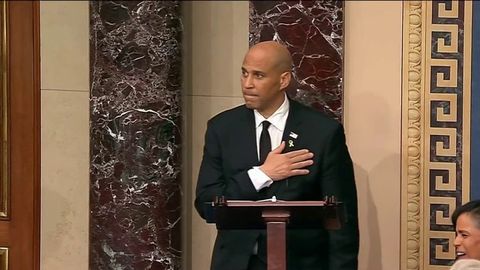 Sen. Cory Booker breaks record for longest Senate speech in history