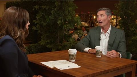 Starbucks CEO working to turn around coffee company's slumping sales ...