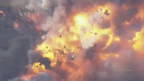 Fireworks warehouse explodes after catching fire in California
