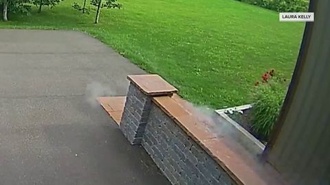 Security camera captures sight — and sound — of meteorite strike