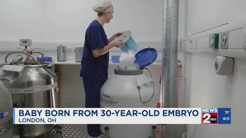 Baby from embryo frozen over 30 years: report | Haystack News