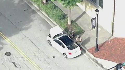 Car being searched following reports of active shooter at Emory