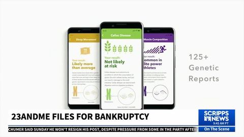 DNA testing service 23andMe has filed for bankruptcy protection. Here's