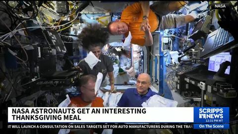 NASA astronauts share a special Thanksgiving message from space | Haystack News