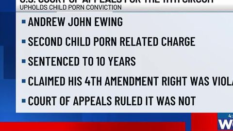 Appeals court upholds child sex crime conviction in case of Tallahassee