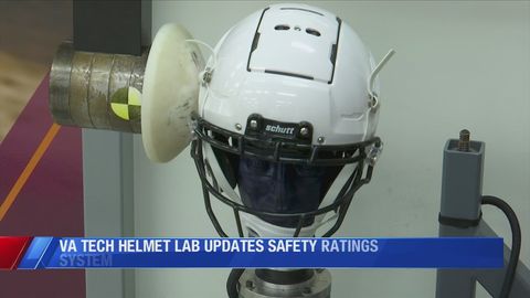 Virginia Tech helmet lab updates safety ratings system, goal to reduce ...