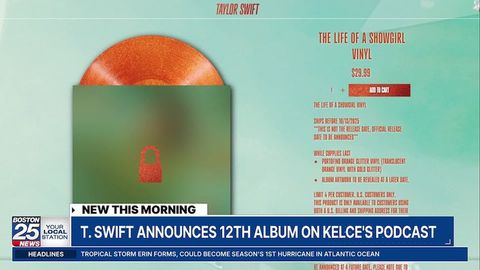 Taylor Swift drops surprise album announcement on Kelce Brothers