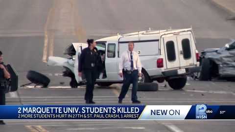 'Everyone is upset': Marquette students reflect after crash kills two