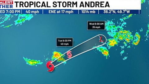 Tropical Storm Andrea forms in the Atlantic | Haystack News