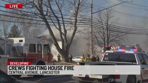 Crews fighting house fire in Lancaster | Haystack News