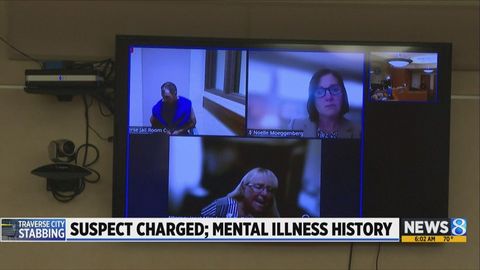 Suspect in Traverse City Walmart stabbing charged, had history of