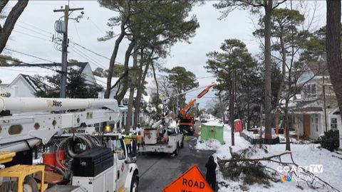 Utility crews work to restore power after major storm hits Delmarva ...