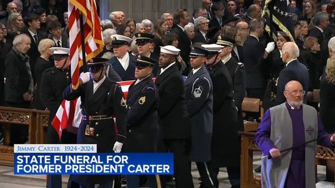 Jimmy Carter honored at Washington funeral before burial in Georgia